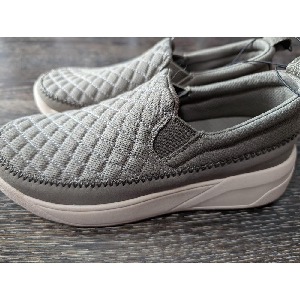 Staheekum Shoes Womens Size‎ 7 Beige Quilted Slip-On Mesh Cushioned Comfort